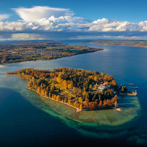 The botanical garden island of Mainau in Lake Constance. (Photo courtesy of Mainau GmbH)