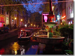 The Red Light District of Amsterdam