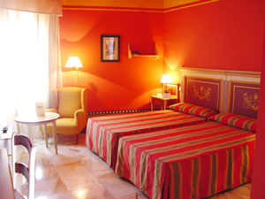 A room at the Hotel Alcazar de la Reina, Carmona