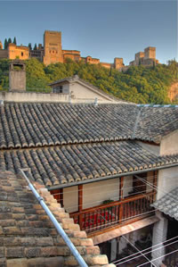 View from the Hotel Casa Morisca, Granada