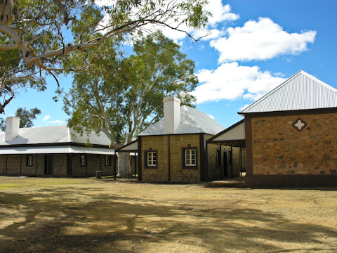 Historic buildings of the original Alice Springs, Australia