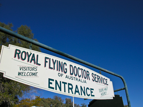 The Royal Flying Doctor Service in Alice Springs, Australia