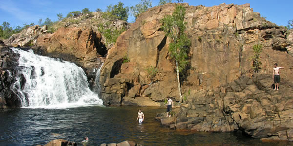 A swimming hole along the Jaubula Trail in Nitmiluk National Park, Australia
