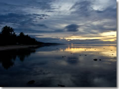 Sunset at Warwick Resort, Fiji