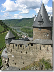 Burg Stahlek, a castle on the Rhine River in Germany, is actually now a hostel, with beds for under $20