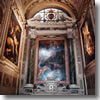 Teh Caravaggio chapel in Satan Maria del Popolo