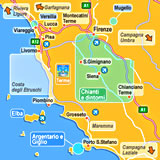 Map of italy