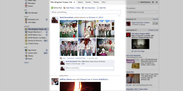 The Original Troop 116 Facebook Page