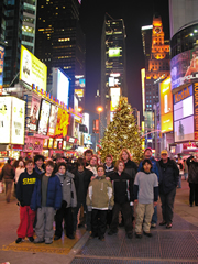 A scaveneger hunt in New York City.