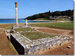 The Roman temple on Brijuni