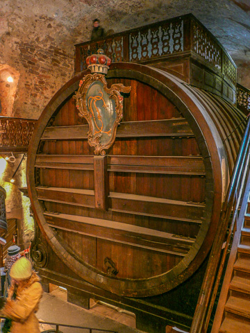 The Heidelberg Tun wine barrel at Schloss Heidelberg