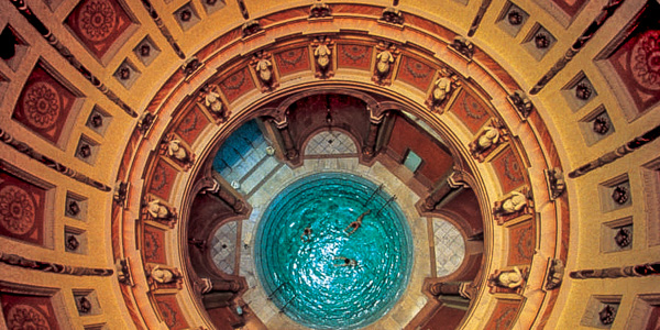 The Kuppelbad room at the Friedrichsbad spa in Baden-Baden