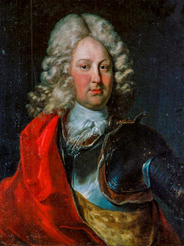 Portrait of Karl Wilhelm III by Johann Rudolf Huber (1710)