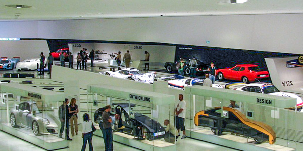 The Porsche Museum in Stutgart