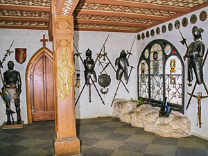 Arms and armor in the Schloss Lichtenstein Castle