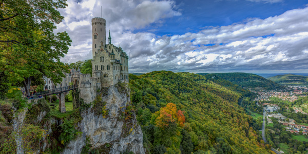 Lichtenstein Castle in Baden-Württemburg