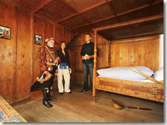 A bedroom in the Fuggerei Museum (Haus Nummer 13), Augsburg