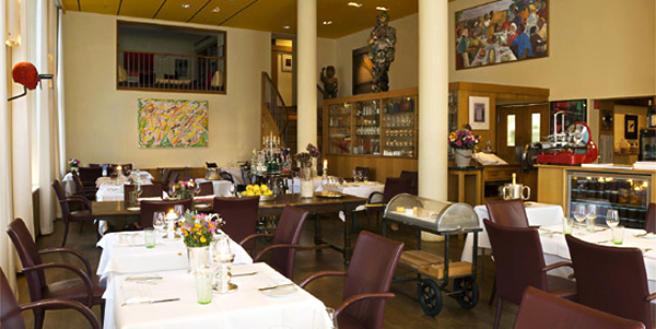 The dining room at Restaurant Ederer