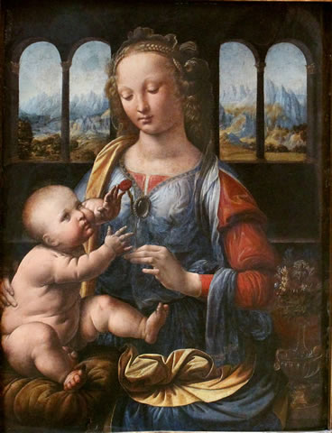 Leonardo Da Vinci's Madonna of the Carnation