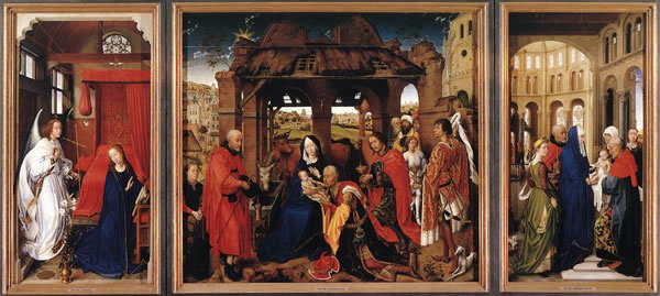 Rogier Van der Weyden's Columa-Altar () in the Alte Pinakothek in München
