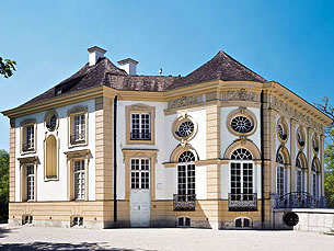 Badenburg Pavilion in the park of Schloss Nymphenburg, Munich