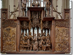 The Tilman Riemenschneider High Altarpiece in St. Jokobskirche, Rothenburg