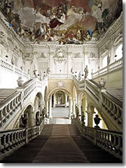 The staircase and Tiepolo ceiling at the Würzburg Residenz
