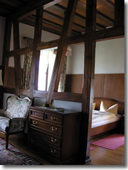 A room in the Burg Colmberg in Germany
