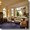 The lounge at the Hotel Merrion Hall, Ballsbridge, Dublin