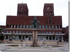 The Radhus, or City hall, of Oslo.