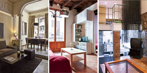 Rental apartments for tourists in Barcelona