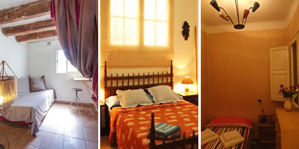 A selection of B&B rooms in Barcelona