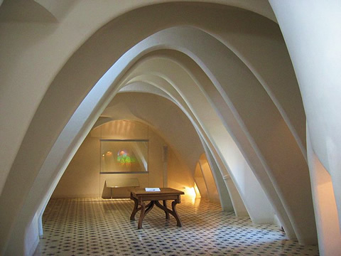 A room inside an apartment of Casa Battl, Barcelona