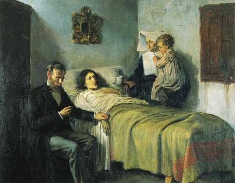 Ciencia y Caridad (1879) by Pablo Picasso