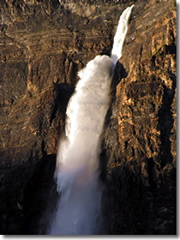 Takakkaw Falls in Yoho Naitonal Park, British Columbia, Canada.