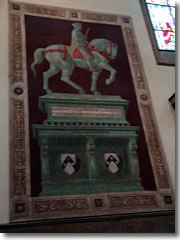 Paolo Uccello's fresco of the "Monument" for Giovanni Acuto in Florence cathedral