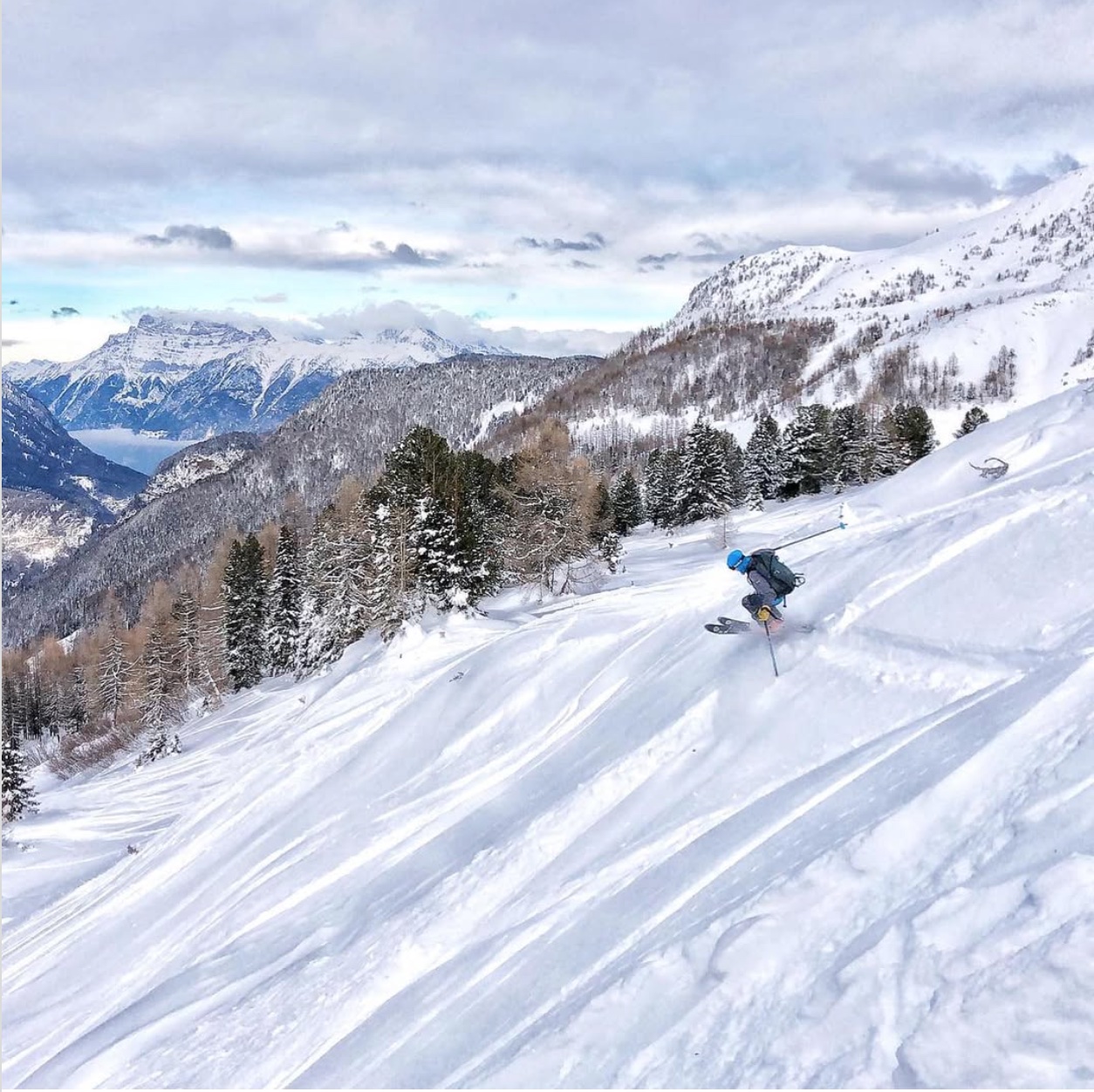 Skiing La Tour at Chamonix. (Photo courtesy of Chalet Le Foret)