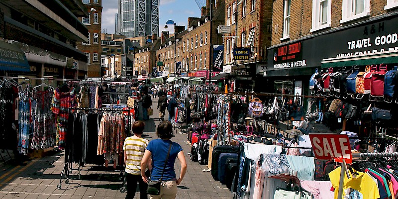 Petticoat Lane London Map Petticoat Lane, London