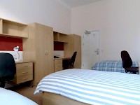 A room at the LSE Passfield Hall dorm